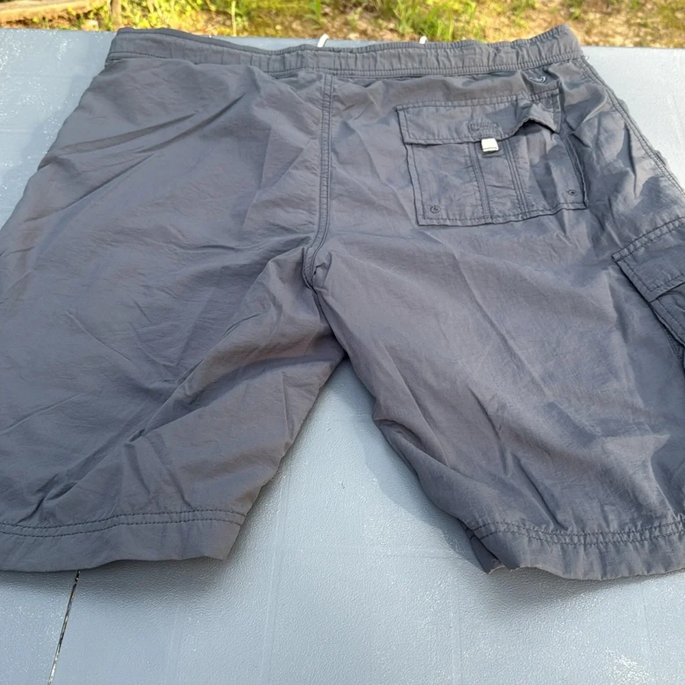 Life Is Good Men's Hybrid Shorts - Dark Gray with White Accents